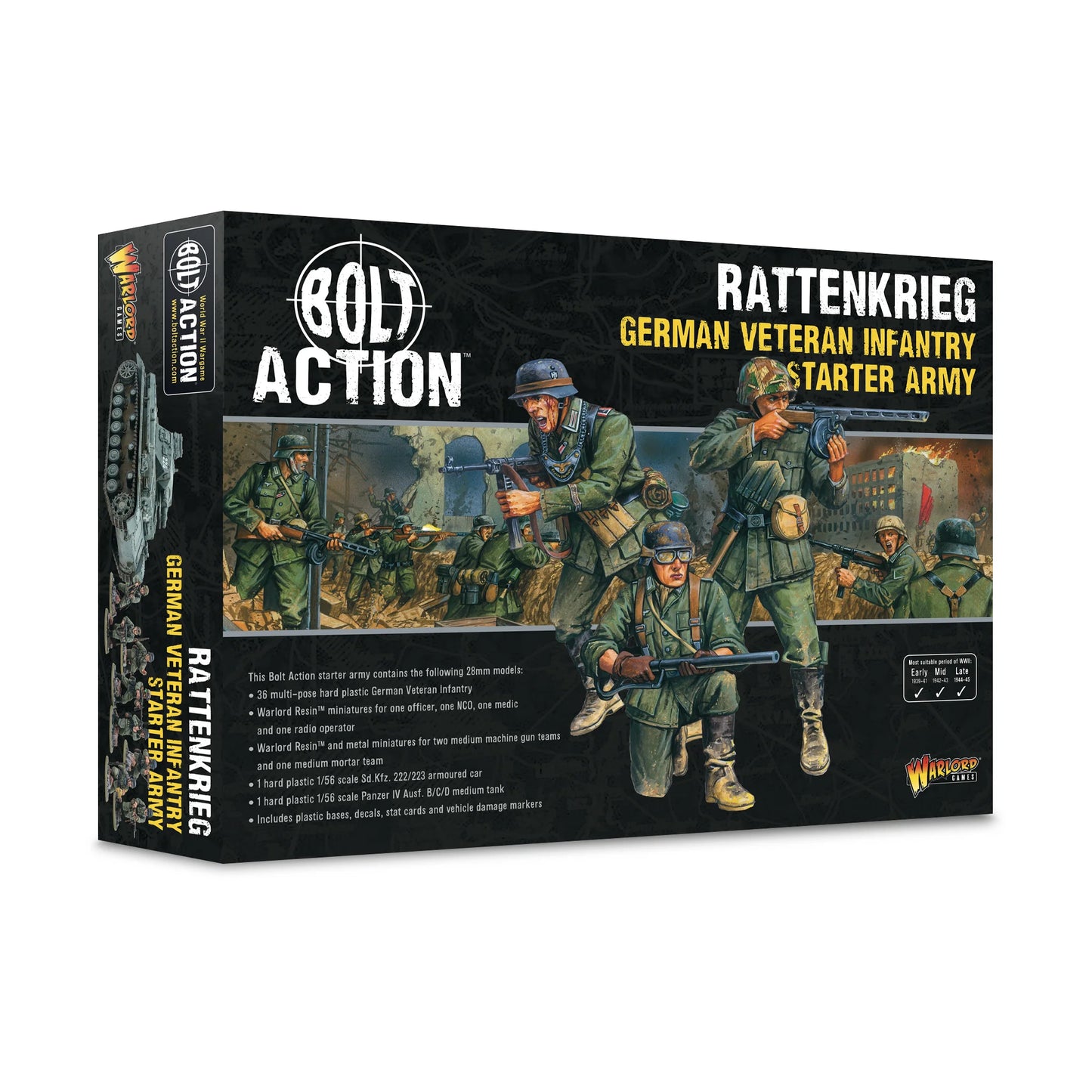 Warlord Games: Bolt Action Rattenkrieg German Veteran Infantry Starter Army