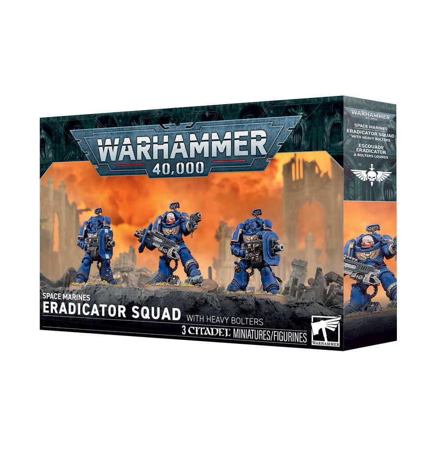 Games Workshop Warhammer 40,000: Space Marines Eradicator Squad With Heavy Bolters