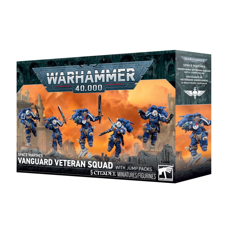 Games Workshop Warhammer 40,000: Space Marines Vanguard Veteran Squad With Jump Packs