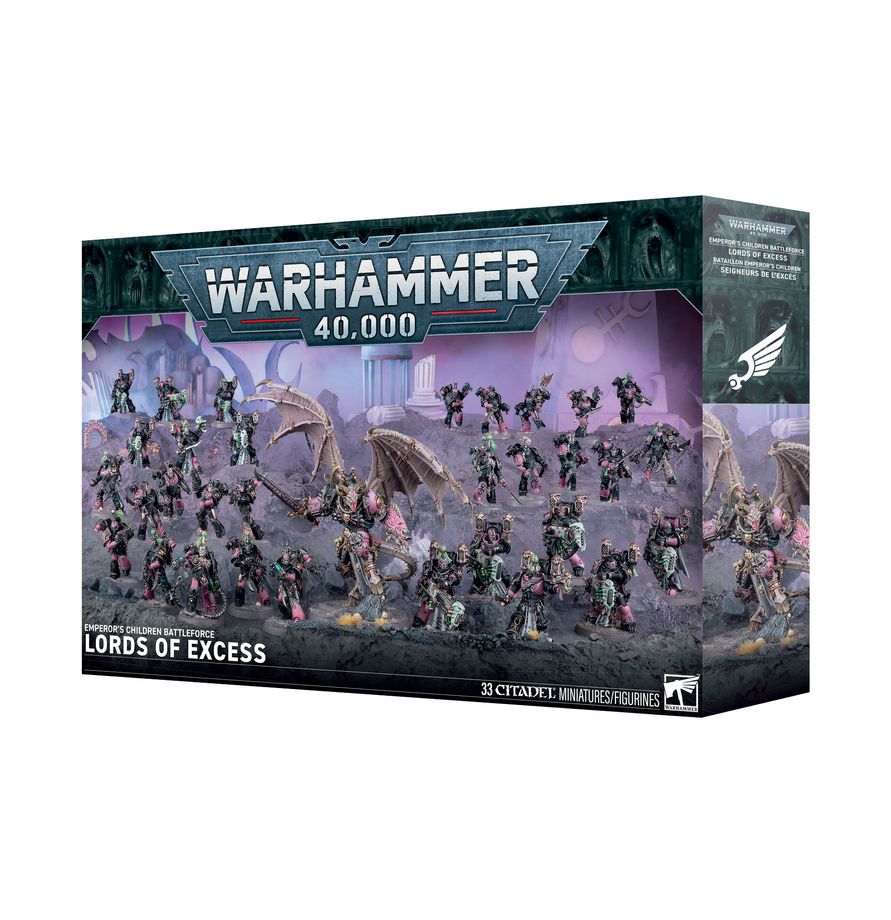 Games Workshop Warhammer 40000: Emperor's Children Battleforce: Lords of Excess