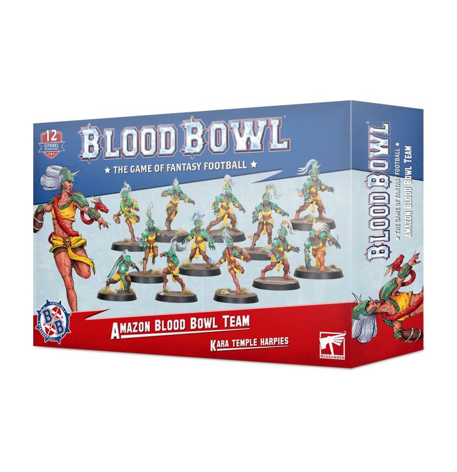 Games Workshop Blood Bowl: Amazon Blood Bowl Team: Kara Temple Harpies
