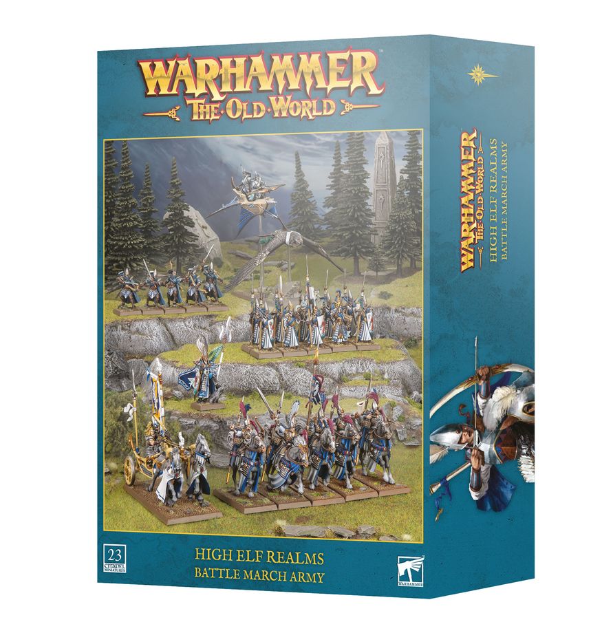 Games Workshop Warhammer The Old World: High Elf Realms: Battle March Army