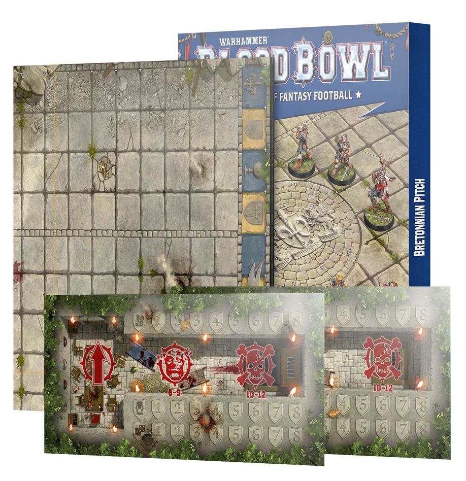 Games Workshop Bretonnian Pitch: Double-sided Pitch and Dugouts