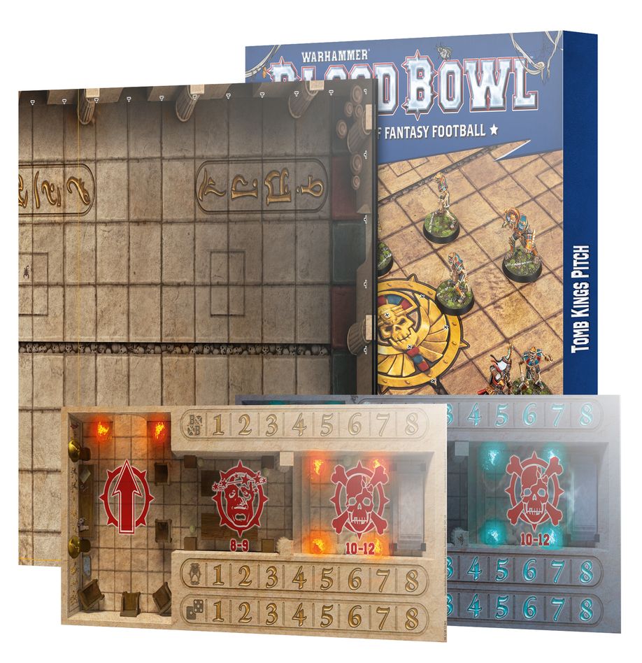 Games Workshop Tomb Kings Pitch: Double-sided Pitch and Dugouts Set