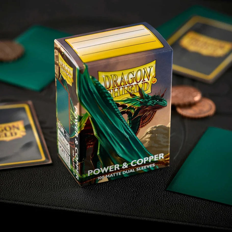 Dragon Shield Matte Dual Standard Sleeves - Power & Copper (100 ct.)