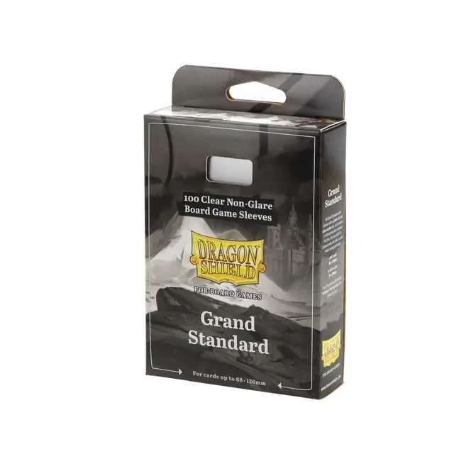 Dragon Shield 100 Clear Non-Glare Board Game Sleeves - Grand Standard
