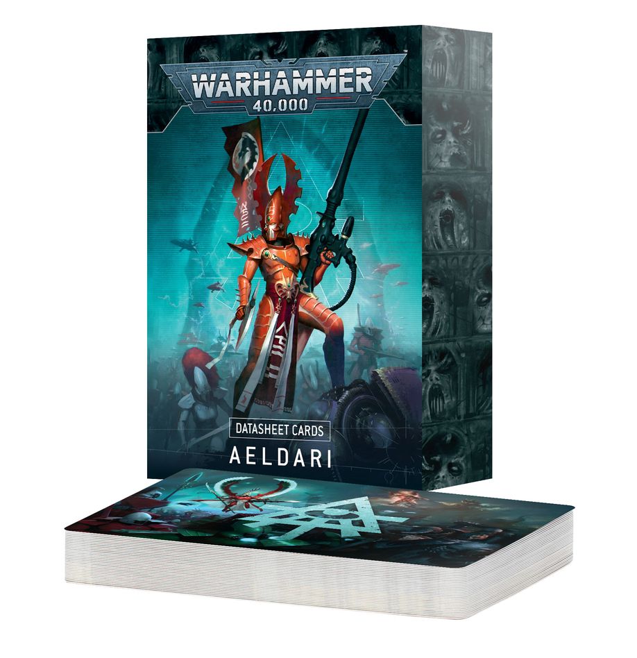 Games Workshop Warhammer 40000: Aeldari Datasheet Cards