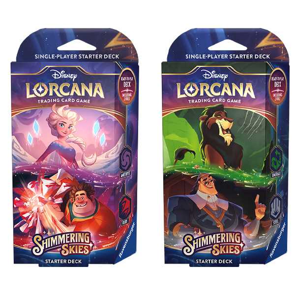 lorcana starter decks uk Disney Trading Card Game - Deck (1 Variant) Type_Playmat Each deck has 60 Lorcana Rapunzel Gifted With Version:Mulan - Soldier in Training