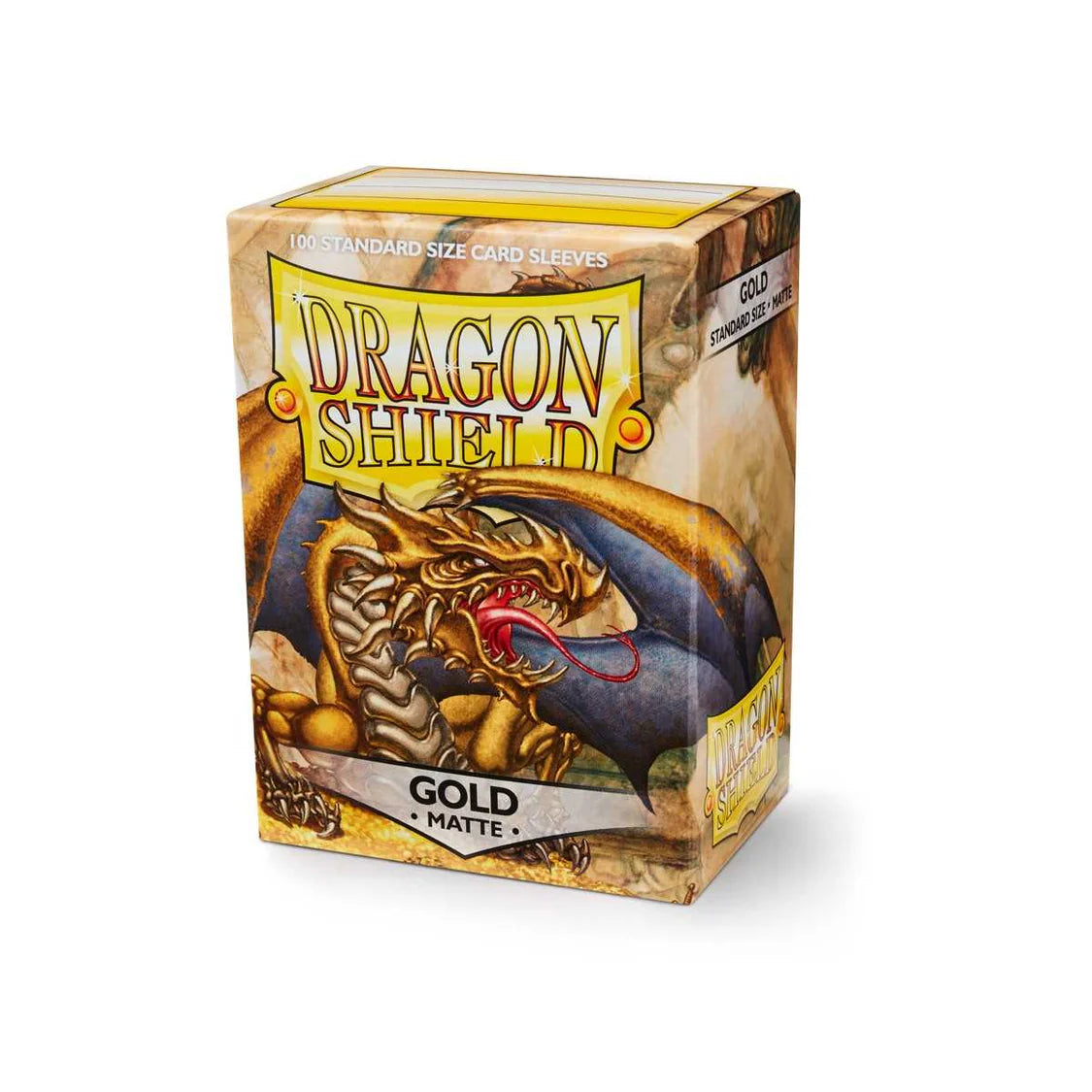 Dragon Shield Matte Standard Size - Gold (100 ct.)