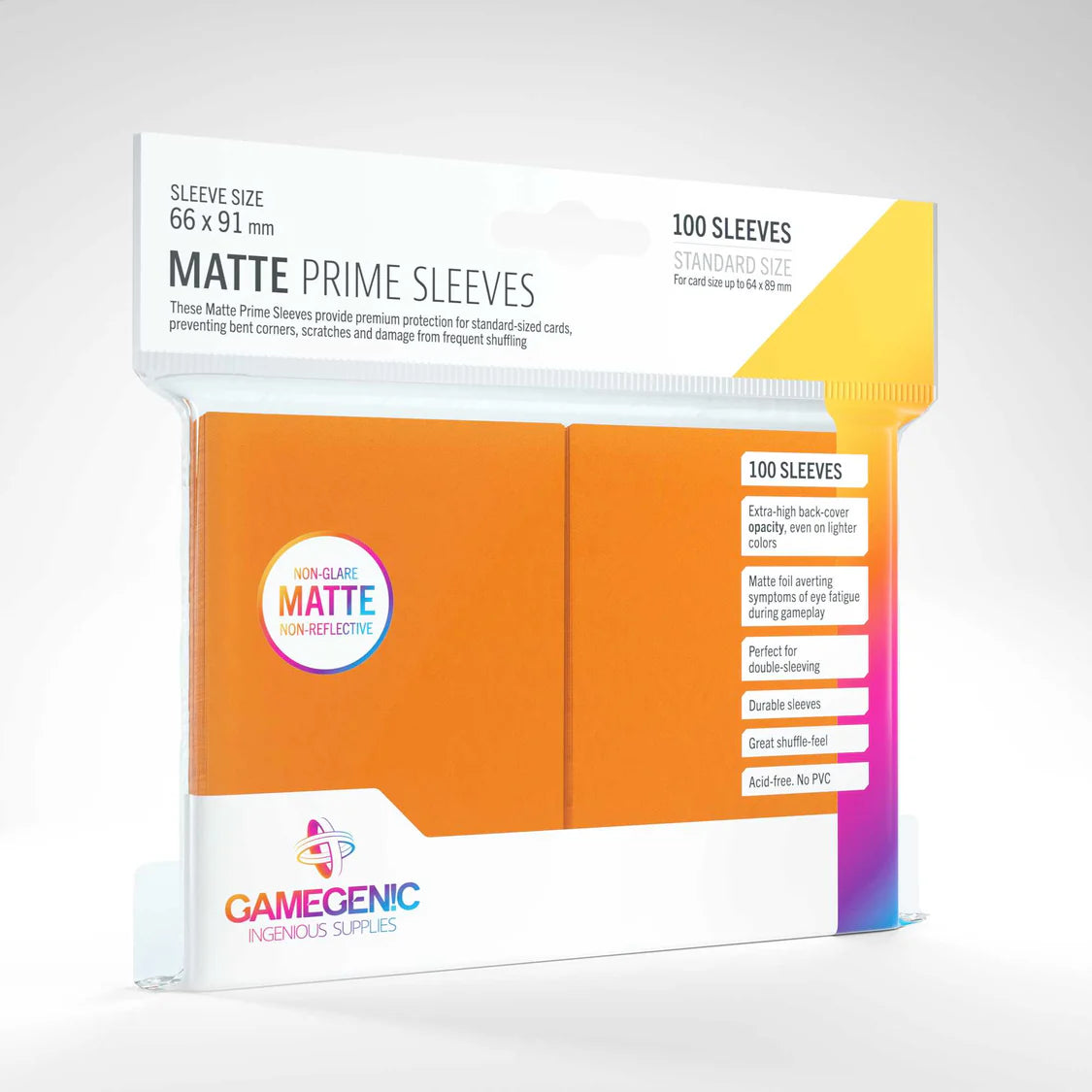 Gamegenic Matte Prime Sleeves (100 ct.)