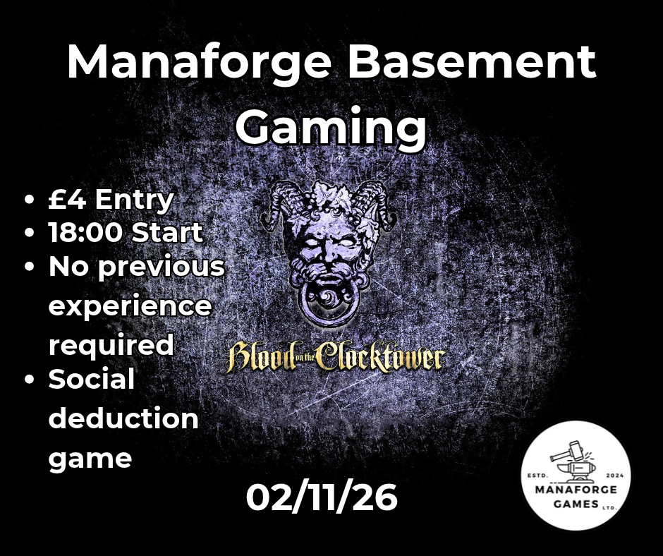 Blood on the Clocktower November Gaming Event - Monday 02/11/26
