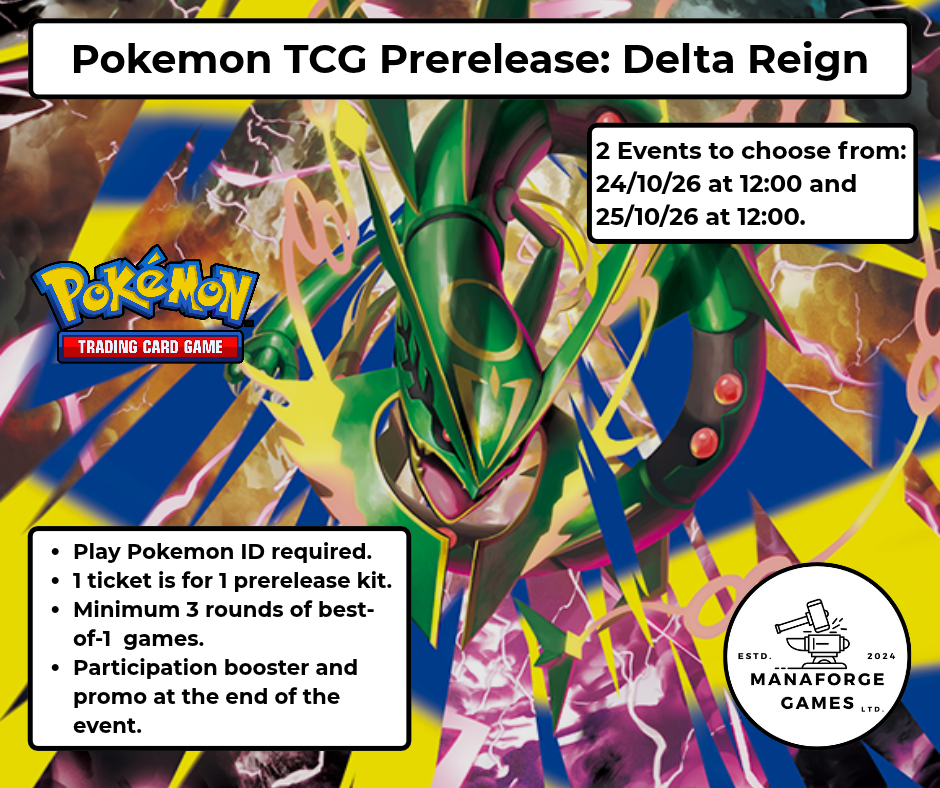 Pokemon TCG Delta Reign Prerelease - Two Dates to Choose From