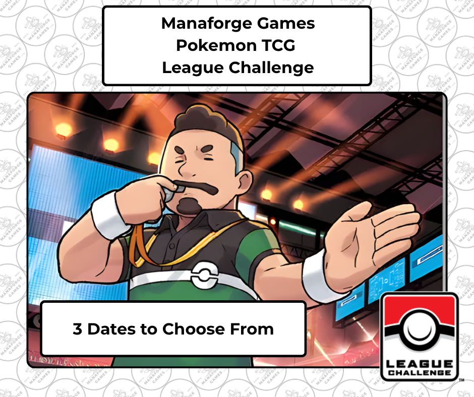 Pokemon League Challenge - 3 Dates to Choose From