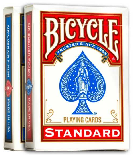 Bicycle Gold Standard Red & Blue