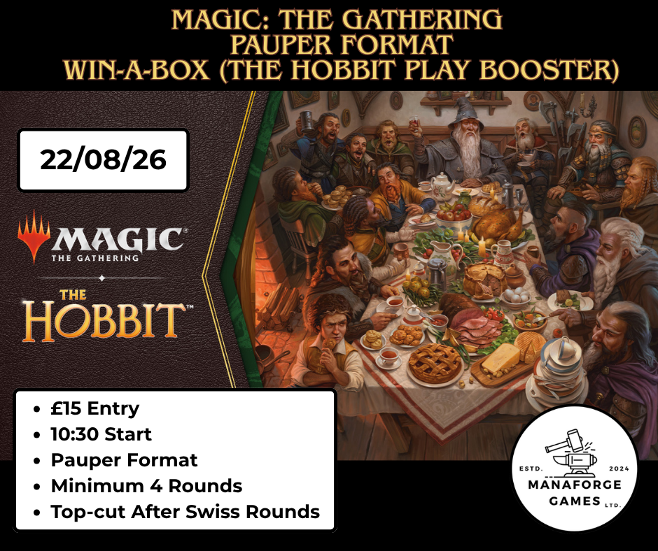 Magic: the Gathering Pauper Win-a-Box (The Hobbit Play Booster) - Saturday 22/08/26