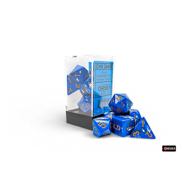 Chessex Brush Dice - Poly Set