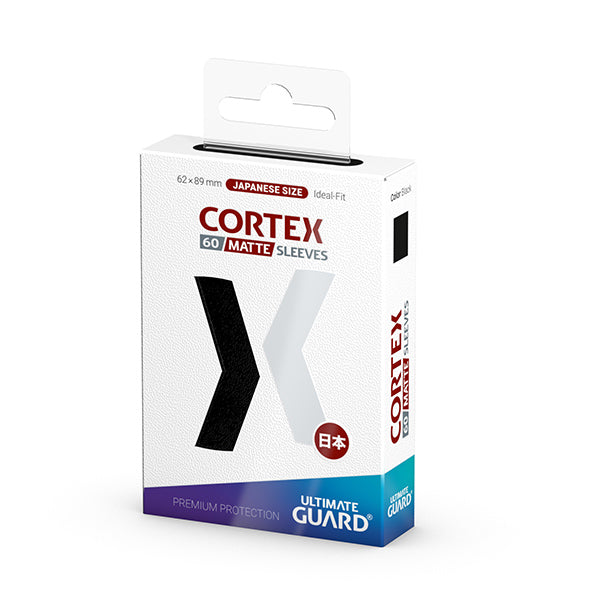 Ultimate Guard - Cortex Sleeves Japanese Size - Matte Black 60pk