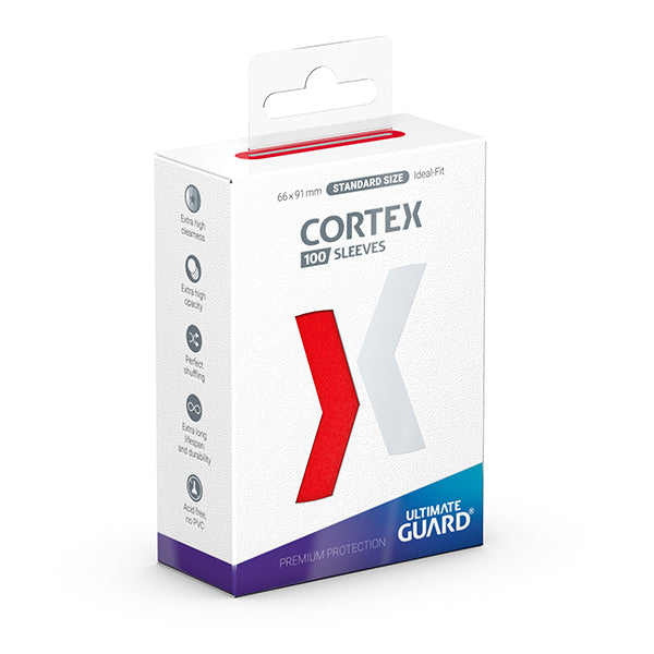 Ultimate Guard - Cortex Sleeves Standard Size - Red 100pk