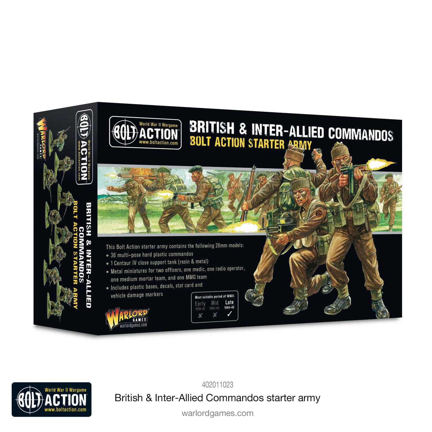 Warlord Games: Bolt Action British & Inter-Allied Commandos Starter Army