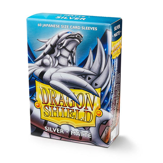 Dragon Shield Matte Japanese Size- Silver (60)