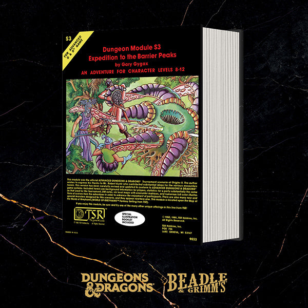 Beadle & Grimms - D&D Classic Module Dice Set - Journey to the Barrier Peak