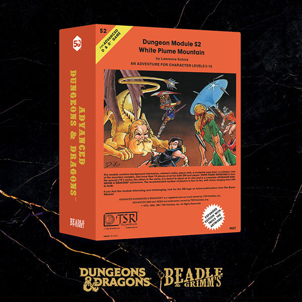 Beadle & Grimms - D&D Classic Module Dice Set - White Plume Mountain