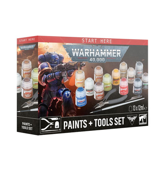 Games Workshop Warhammer 40,000: Paints Paint + Tools set