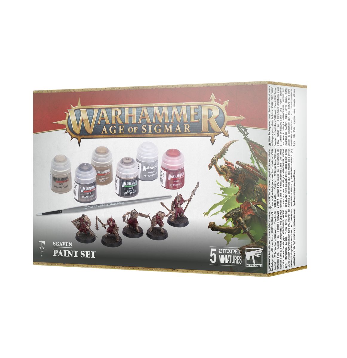 Games Workshop Warhammer Age of Sigmar: Skaven Paint Set