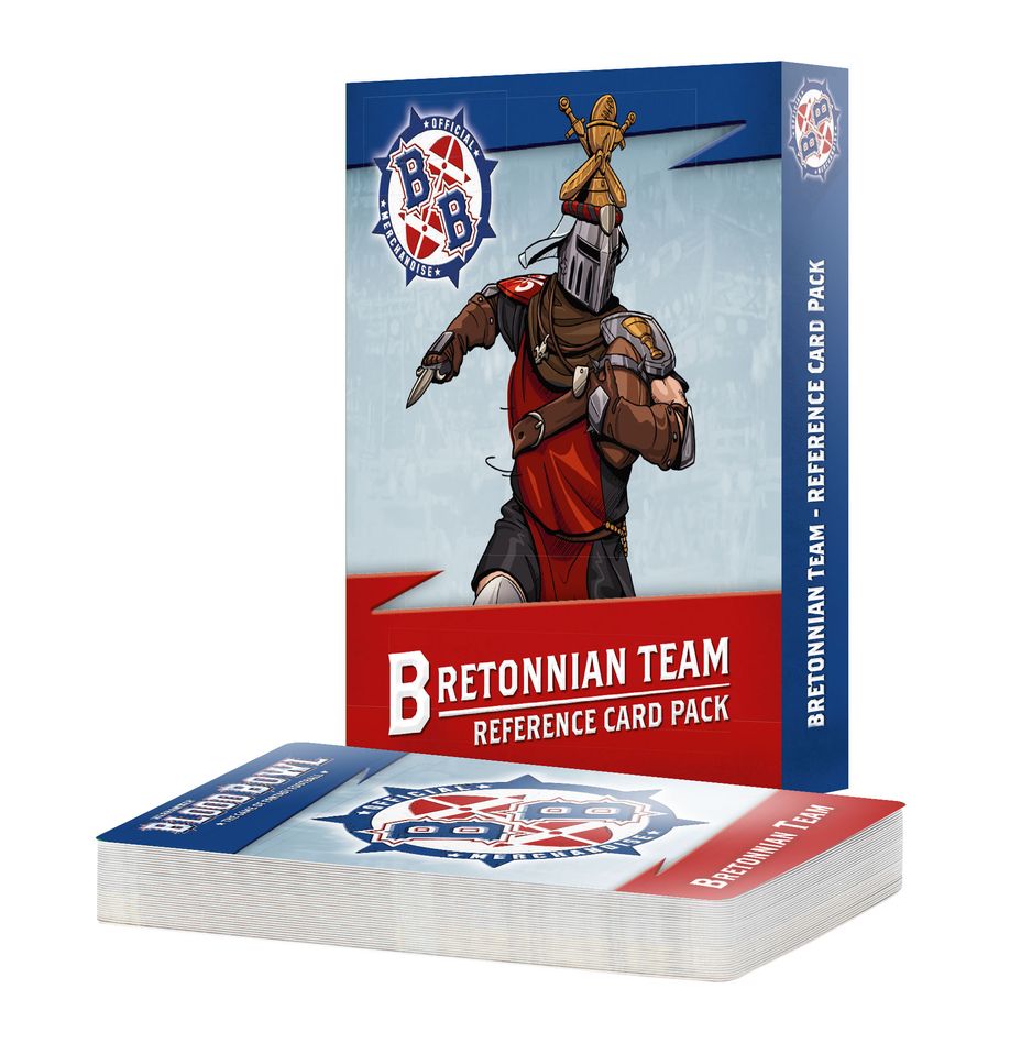 Games Workshop Bretonnian Team Reference Card Pack