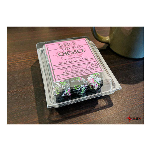 Chessex - Brush D10 10 Dice Set