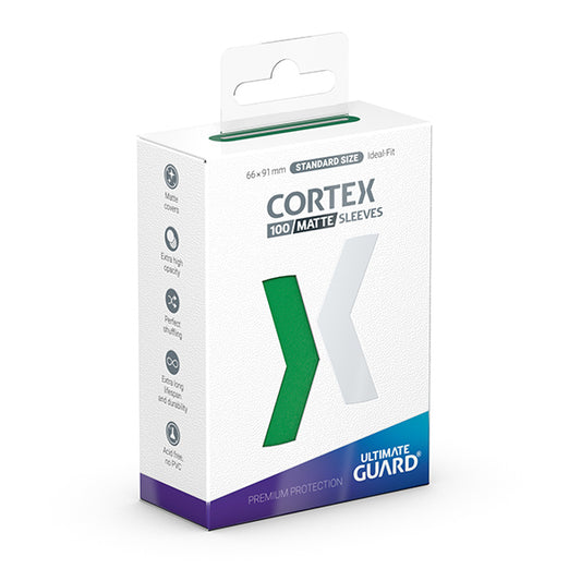 Ultimate Guard - Cortex Sleeves Standard Size - Matte Green 100pk