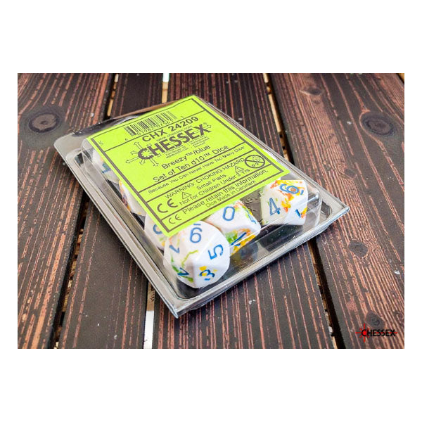 Chessex - Brush D10 10 Dice Set