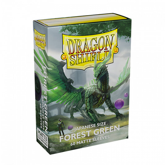 Dragon Shield Matte Japanese Size- Forest Green (60)