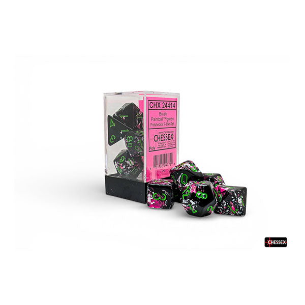 Chessex Brush Dice - Poly Set