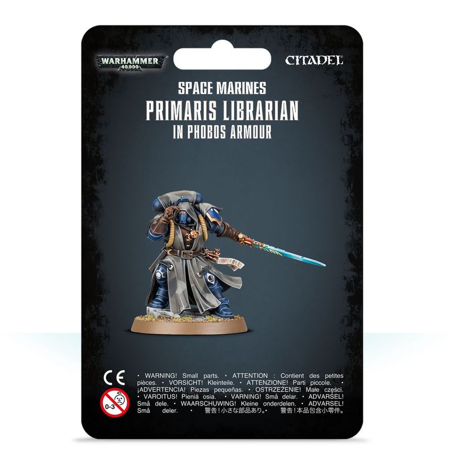 Games Workshop Warhammer 40000: Space Marines Primaris Librarian in Phobos Armour