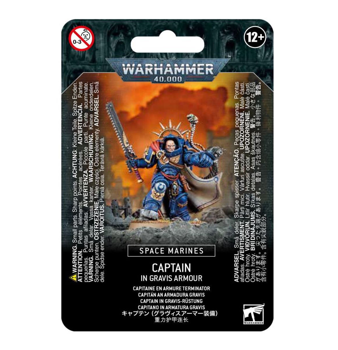 Games Workshop Warhammer 40000: Space Marines Captain in Gravis Armour