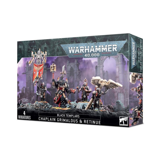 Games Workshop Warhammer 40,000: Black Templars Chaplain Grimaldus & Retinue
