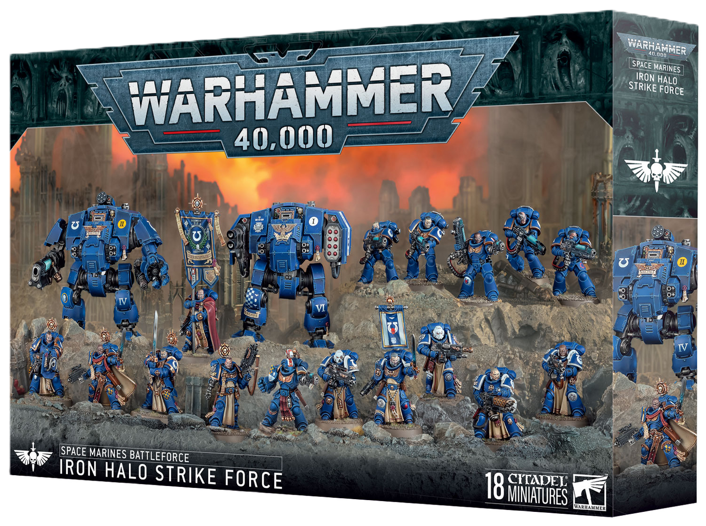 Games Workshop Warhammer 40000: Space Marines Iron Halo Strike Force