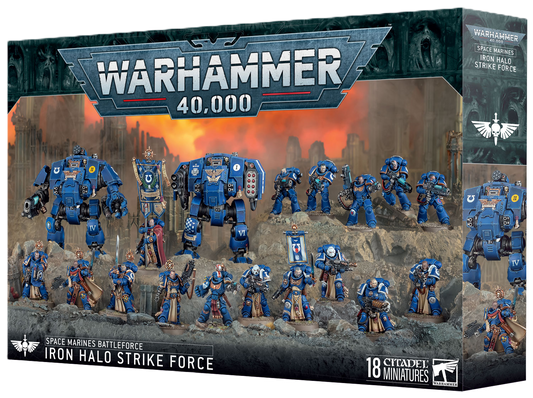 Games Workshop Warhammer 40000: Space Marines Iron Halo Strike Force