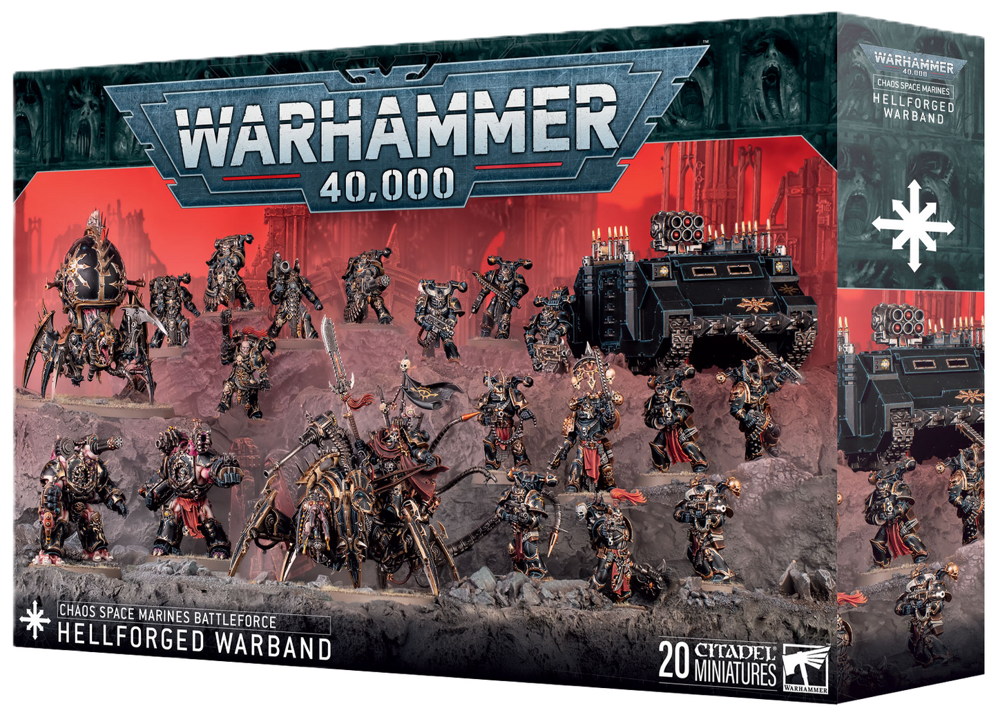 Games Workshop Warhammer 40000: Chaos Space Marines Hellforged Warband