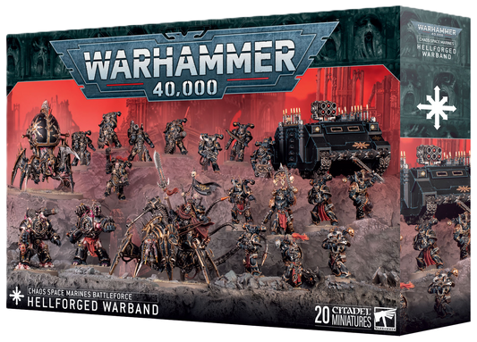 Games Workshop Warhammer 40000: Chaos Space Marines Hellforged Warband