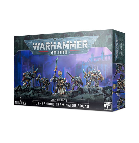 Games Workshop Warhammer 40000: Grey Knights Brotherhood Terminator Squad