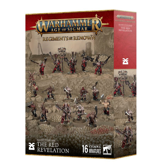 Games Workshop Age of Sigmar: Regiment of Renown The Red Revelation
