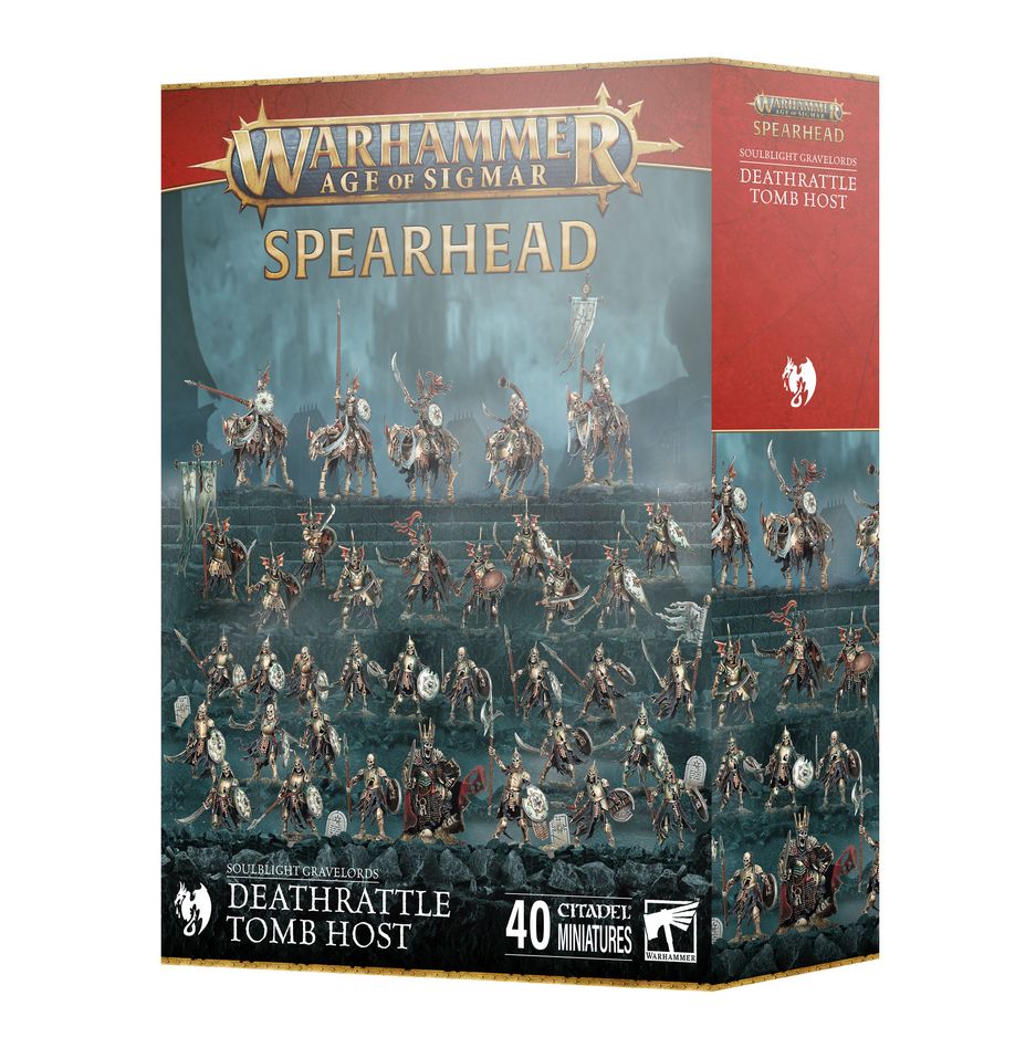 Games Workshop Age of Sigmar: Spearhead: Soulblight Gravelords - Deathrattle Tomb Host