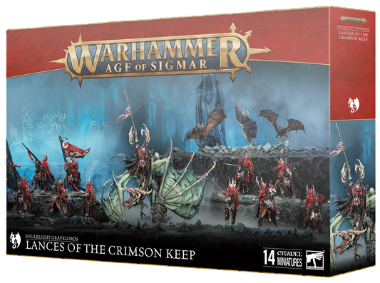 Games Workshop Warhammer Age of Sigmar: Soulblight Gravelords Lances of the Crimson Keep