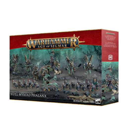 Games Workshop Warhammer Age of Sigamar: Battleforce: Ossiarch Bonereapers – Null Myriad Phalanx