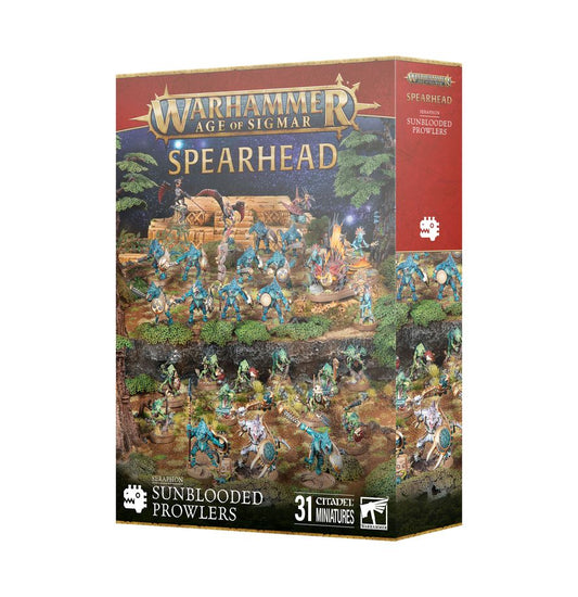Games Workshop Warhammer Age of Sigmar Spearhead: Seraphon Sunblooded Prowlers