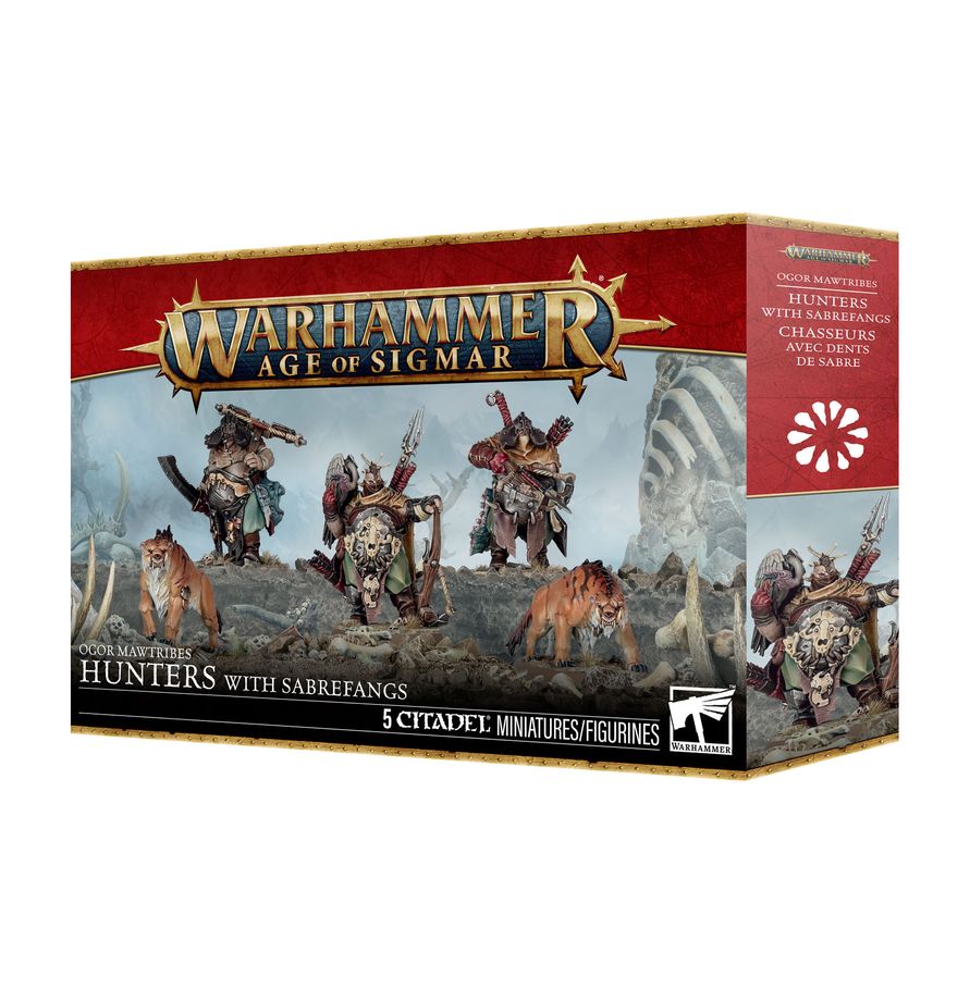 Games Workshop Warhammer Age of Sigmar: Ogor Mawtribes: Hunters with Sabrefanges