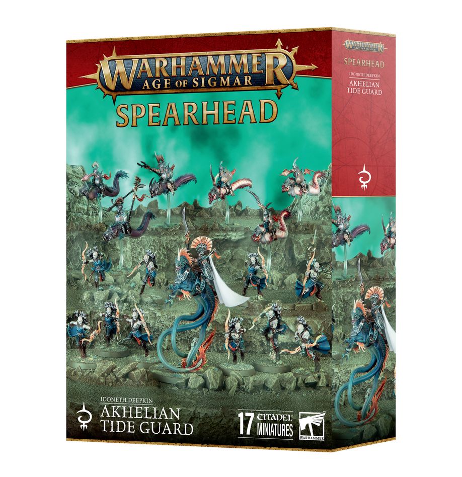 Games Workshop Age of Sigmar: Idoneth Deepkin Akhelian Tide Guard Spearhead