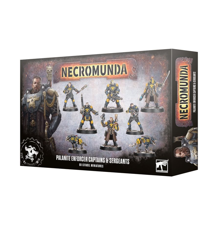 Games Workshop Warhammer Necromunda: Palanite Enforcer Captains & Sergeants